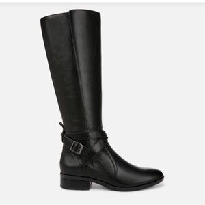 Naturalizer RENA 2 WIDE CALF RIDING BOOT black 8.5 W